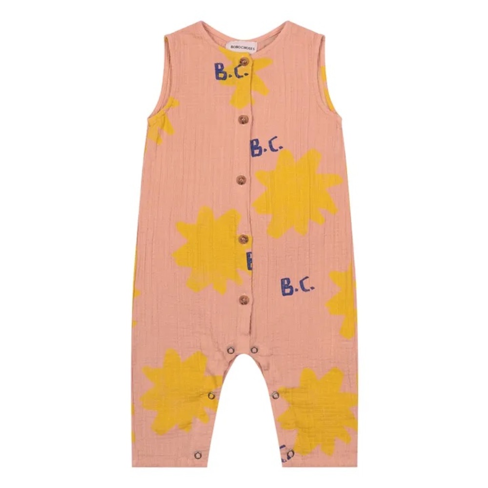 Bobo Choses Pink and Yellow Textured Fabric